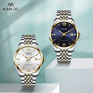 Reloj de Vestir Automático Elegante para Hombre MIGE Miyota, Acero Inoxidable 316L, Esfera Azul, Cristal de Zafiro, Relojes Mecánicos - Product Image 3