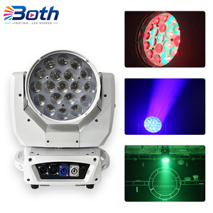 Projecteur LED mobile Aura RGBW compact 19x15W avec zoom de faisceau réglable - Product Image 1