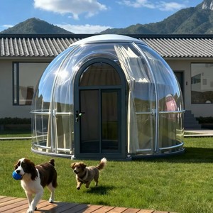 Modern Family Camping Wedding Event Beach Catering Dining Roof PC <b>Dome</b> Tent Outdoor - Product Image 2