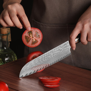 Factory Price Kitchen Chef <b>Knife</b> Set 9pcs Sharp <b>Slicing</b> <b>Knife</b> Damascus Steel Resin Handle Sustainable Kitchen <b>Knife</b> Set - Product Image 4
