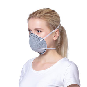 Masker debu KN95 4 lapisan, <span class=keywords><strong>Respirator</strong></span> kain Non-Woven karbon aktif bentuk cangkir pelindung industri - Product Image 1