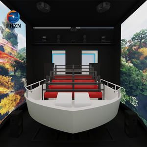 Machine de divertissement pour 24 joueurs, simulateur de mouvement électrique 6DOF, cinéma 9D, attraction de parc intérieur, aventure de navigation maritime - Product Image 2