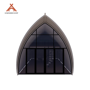 Kawagebo Kamp Premium C300 Plus Tente <span class=keywords><strong>de</strong></span> luxe pour le glamping et le safari Tente imperméable double couche en forme <span class=keywords><strong>de</strong></span> voilier pour hôtel - Product Image 4