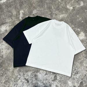 T-shirts décontractés à épaules tombantes en coton 100% premium, coupe ample et carrée, personnalisables avec logo, pour fabricants - Product Image 1