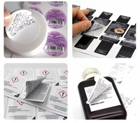 Su Geçirmez Kozmetik Etiketi, Kendinden Yapışkanlı Etiketler, Tuvalet Malzemeleri Şişeleri ve Makyaj Kavanozları için Kitapçık Etiket, Paketleme için Sticker Etiket