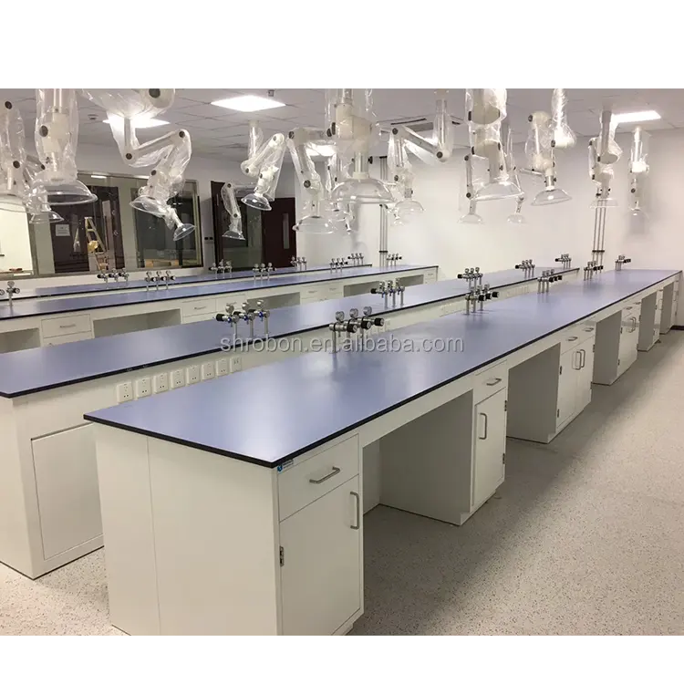 化学実験室用家具実験装置粉体塗装鋼実験室作業台テーブル