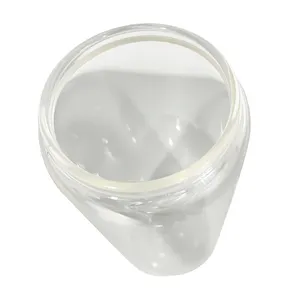 Vasos transparentes irrompibles para zumos de frutas, transparente, 20oz, latas de cerveza, vasos de vidrio para transferencia por sublimación blanca