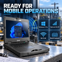 Nouvel ordinateur portable semi-robuste Getac S410 G4 14 pouces 1000 Nits Intel Core I5 IP53 MIL-STD-810H Windows 11 Pro Garantie de 3 ans