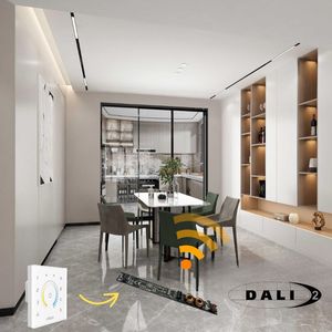 ไดร์เวอร์ Dali MTI 350MA บางเฉียบ Dali DRIVER Dali-<span class=keywords><strong>2</strong></span> DT6แม่เหล็ก CC DT8 tunable MT-300-450-D2D1ขับ LED สีขาว - Product Image 1