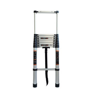 Échelle télescopique pliante en aluminium moderne, durable et facile à transporter, <span class=keywords><strong>10</strong></span> <span class=keywords><strong>marches</strong></span>, 3,9 m - Product Image 4