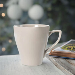 Taza de café <span class=keywords><strong>Dunk</strong></span> de color gris sólido de cerámica de diseño simple personalizable - Product Image 3