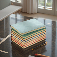 Nueva Llegada, Mini Libreta de Cuero A5 con Encuadernación Cosida, Agenda Personalizada, Libretas Escolares A6 Económicas de 100 Hojas