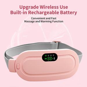 0728 Soft Touch Waist Heating <b>Pad</b> with Reusable Battery for Endometriosis Support and Chronic Pain Relief in <b>Bed</b> - Product Image 2