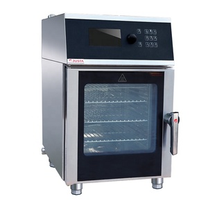 Vaporizador de panel de control inteligente comercial <span class=keywords><strong>Horno</strong></span> de 4 bandejas <span class=keywords><strong>Horno</strong></span> de vapor de convección combinado - Product Image 1