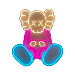 Nouveau néon lumière signe marque à la mode POP rue lumière lumineuse Patch bande lumineuse en forme de <span class=keywords><strong>Punk</strong></span> LOGO décoration personnalisée - Product Image 5