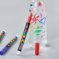 Stylo marqueur acrylique 12 couleurs ensemble de stylo de peinture à base d'eau marquage acrylique pour bricolage