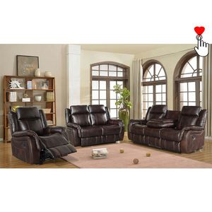 Fauteuils inclinables en cuir, nouveau design, en promotion - Product Image 4