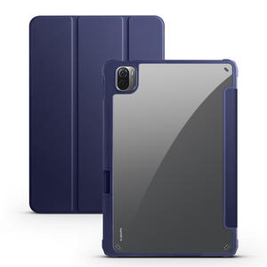 Pour <span class=keywords><strong>Xiaomi</strong></span> <span class=keywords><strong>Pad</strong></span> <span class=keywords><strong>5</strong></span> couverture Auto sommeil réveil caractéristique porte-crayon étui acrylique couverture arrière Smart PU <span class=keywords><strong>Folio</strong></span> étui pour <span class=keywords><strong>Xiaomi</strong></span> Mi <span class=keywords><strong>Pad</strong></span> <span class=keywords><strong>5</strong></span> Pro - Product Image 1
