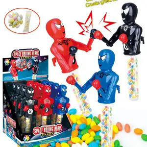 Sweets Bonbons Manufacturer Punchy Hero Man Toys with Candy Juqi Candy Toys Wholesale Candy