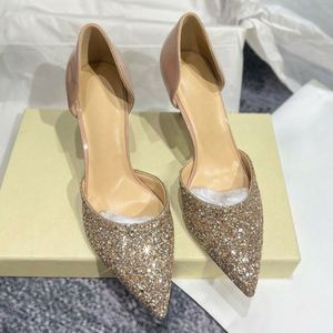 Mules à talons hauts en cuir verni pour femme Muller Shoes 2026 – Sandales d'été à bout pointu, demi-chaussons, sabots, semelle intermédiaire en caoutchouc - Product Image 3