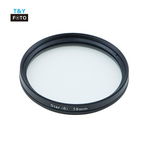 37-82mm Skyline Rotatable 6-Line <b>Star</b> Filter <b>STAR</b>-6X Night Photography Filter Adjustable 6-<b>Star</b> Filter - Product Image 2