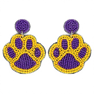 Los Mejores Pendientes de Botón con Cuentas y Cara Sonriente para Mujer, Joyería de Fiesta, Diseño de Dibujos Animados en Verde y Amarillo, Accesorio de Moda para Fiesta - Product Image 3