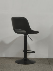 Taburete de Bar Giratorio 360 Grados, Directo de Fábrica, con Asiento Tapizado en PU, Ajustable, con Reposapiés, para Hogar, Bar, Cafetería y Uso en Exteriores - Product Image 6