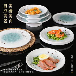 Assiettes en mélamine, assiettes à sushi en plastique, vaisselle de restaurant et de restauration commerciale, imitation épaissie et résistante aux chocs - Product Image 4