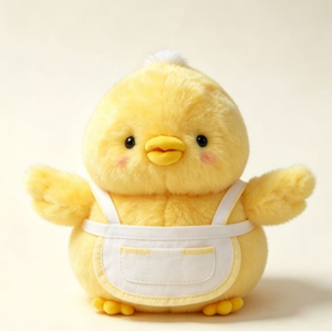 Peluche Ecologico a Forma di Piccola Gallina Gialla, Bambola Kawaii, Cuscino Peloso a Forma di Gallina, Giocattoli per Bambini, Regali per Attività - Product Image 4