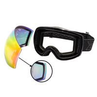 Casque de ski unisexe avec visière intégrée, coque en ABS, noyau en EPS, boucle à dégagement rapide, aérations réglables, équipement de ski d'hiver