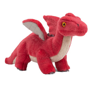 EN71 CPSIA certificati Dragon peluche giocattoli Logo personalizzato Imprint regalo promozionale rosso verde drago farcito animale ISO Factory OEM ODM - Product Image 4