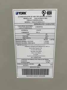 เครื่องปรับอากาศยี่ห้อ York(AUX) แบบมินิสปลิต สำหรับใช้ในบ้าน/โรงแรม ขนาด 12000btu/18000btu/24000btu ระบบทำความเย็น/ทำความร้อน - Product Image 4