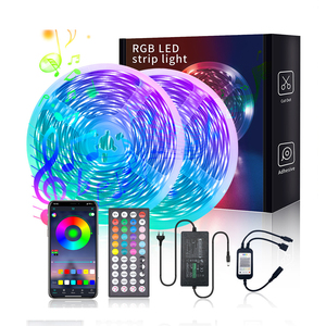 Luces Decorativas para Techo de Casa, Impermeables IP65, Cadena de Luces RGB 5050 con Control Remoto, Luces <span class=keywords><strong>LED</strong></span> para Decoración de Exteriores del Hogar - Product Image 2