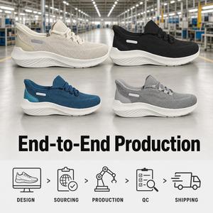 Nuove Sneakers Slip-on 2026, Scarpe Leggere da Passeggio, Comode da Indossare e Togliere, per Uso Quotidiano, Logo Personalizzato OEM - Product Image 4