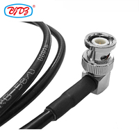 Câble d'extension d'antenne RF Pigtail 50 Ohms TNC Mâle 90 Degrés vers BNC Mâle à Angle Droit pour RG-58/U RG223 LMR195 LMR200 RG174 RG316