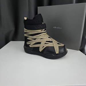 Zapatos de Diseñador Estilo Ro con Correa, Impermeables, Antideslizantes, con Parte Superior de Lona de Cuero, Unisex, para Invierno, Resistentes al Frío, Cálidos y Lujosos - Product Image 4