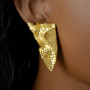 Joyería de Moda, Aretes de Aro Geométricos Modernos, de Acero Inoxidable, Resistentes al Agua, Chapados en Oro de 18k, Unisex, para Aniversario, Certificados por GDTC - Product Image 6