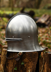 Casque Sallet Médiéval Basique en Acier, Armure de Chevalier du XVème Siècle, Conception Historique Européenne pour Exposition et Décoration, Vente en Gros - Product Image 6