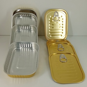 2 pièces Boîte de conserve vide de qualité alimentaire pour thon, poisson, bœuf, sardines, viande, emballage <span class=keywords><strong>en</strong></span> conserve pour aliments pour animaux de compagnie avec couvercle - Product Image 3