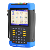 Voltmètre triphasé portable numérique, testeur d'angle de phase, détecteur de tension et de courant AC, analyseur d'harmoniques de puissance