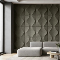 Panneaux muraux acoustiques insonorisants, ignifuges et écologiques en fibre de polyester pour bureaux, salles de conférence et extérieur