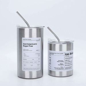 Stainless Steel Double Wall Office Cup With Modern Design - Product Image 3