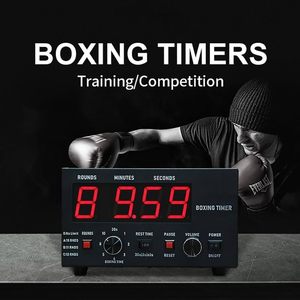 Cheetie Cp40 LED hiển thị 30S-10min đào tạo 0/30/60S còn lại thời gian Khối lượng có thể điều chỉnh chuyên nghiệp đấm bốc khoảng thời gian hẹn giờ phòng tập thể dục hẹn giờ - Product Image 5