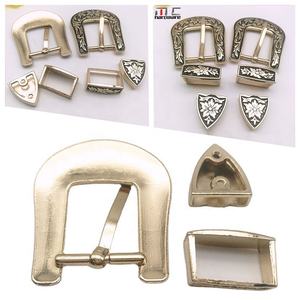 Servizio OEM Personalizzato Fibbia per Cintura Vintage da Cowboy con Logo Personalizzato in Metallo Set Fibbie a Spillo per Cinture - Product Image 2