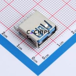 HC-USB3.0-L130-WJ USB Connector Through hole Component (THT) Connector Type-A USB 3.0 Female Through Hole - Product Image 1