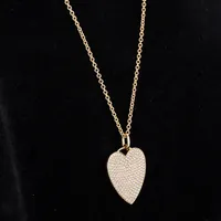 Подарок ко Дню Святого Валентина Starsgem, романтическая Подвеска из желтого золота 10 карат с небольшим муассанитом, ожерелье для тенниса