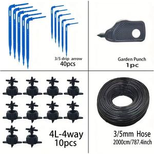 Système <span class=keywords><strong>d</strong></span>'arrosage automatique <span class=keywords><strong>de</strong></span> précision pour plantes succulentes <span class=keywords><strong>de</strong></span> <span class=keywords><strong>balcon</strong></span> F92, ensemble <span class=keywords><strong>de</strong></span> 3/5 fléchettes <span class=keywords><strong>goutte</strong></span>-à-<span class=keywords><strong>goutte</strong></span> capillaires, série PVC Giclee - Product Image 1