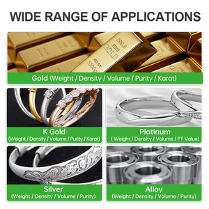 Testeur de pureté de l'or, densimètre pour métaux précieux, densimètre pour l'or, testeurs électroniques d'or avec interface d'impression RS232 - Product Image 5