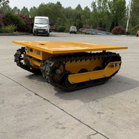 Geländegängiges Gummi-Raupenfahrwerk 500kg 1T 2Tonnen Elektrisches Kettenfahrwerk für Berg- und Landwirtschaftliche Materialtransportgeräte