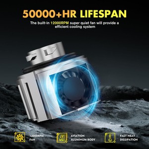 L1B Highlight Fan Style 25W LED Car Fog <span class=keywords><strong>Light</strong></span> 3000K Golden Dual-Color White LED Reverse <span class=keywords><strong>Light</strong></span> <span class=keywords><strong>Lime</strong></span> OLIVER Fitment - Product Image 3